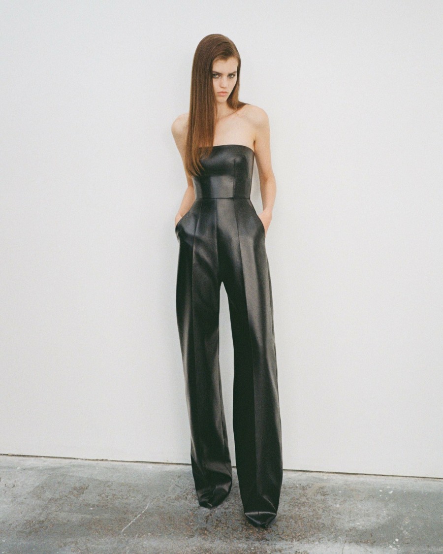 Online Strapless Jumpsuit In Plastic Catsuits & Jumpsuits