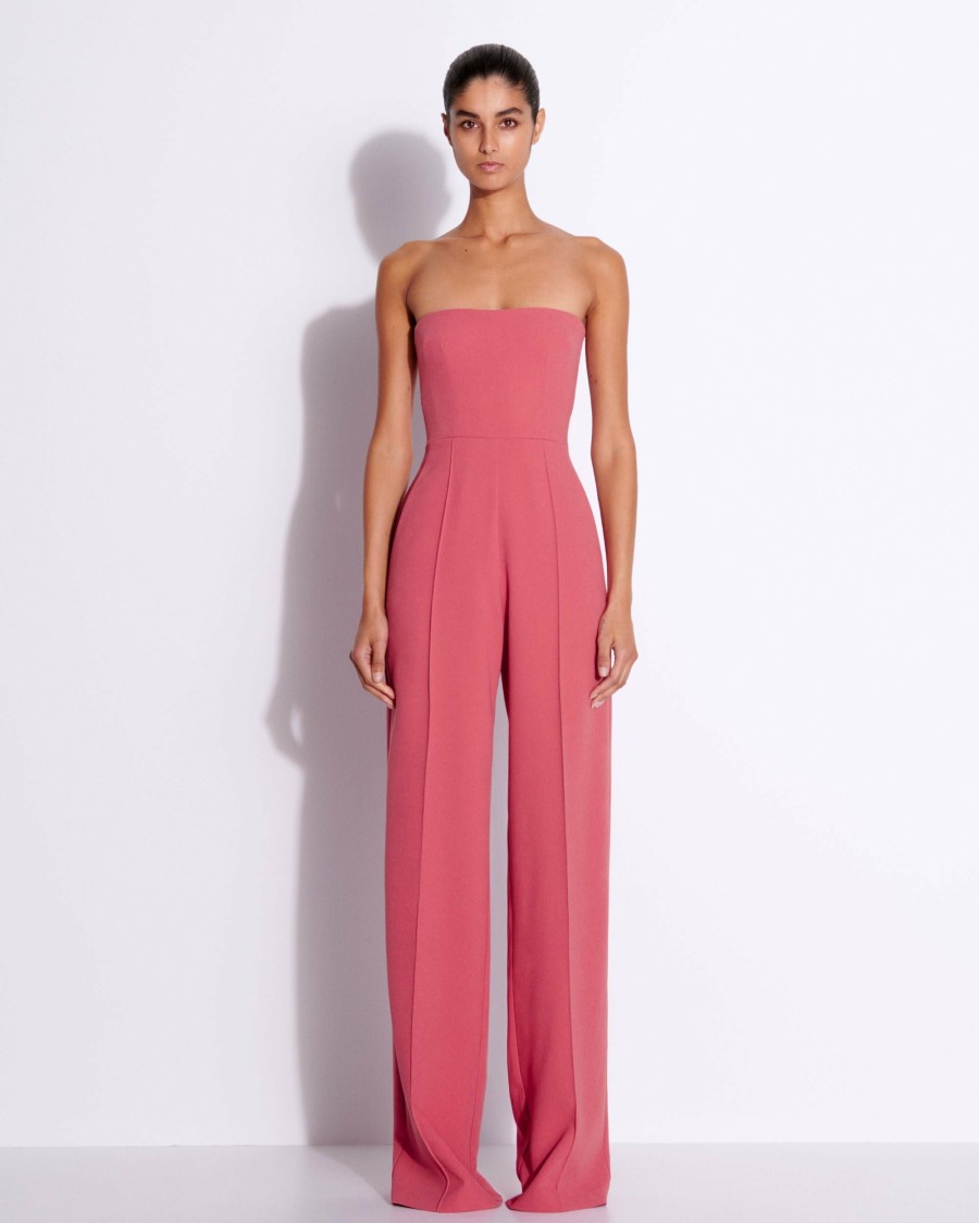 Online Strapless Jumpsuit In Stretch Crepe Catsuits & Jumpsuits