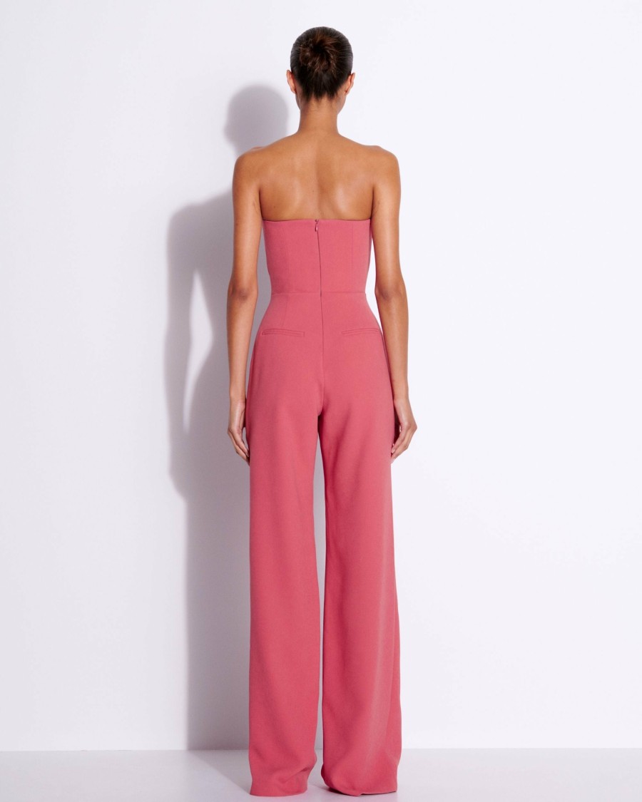 Online Strapless Jumpsuit In Stretch Crepe Catsuits & Jumpsuits