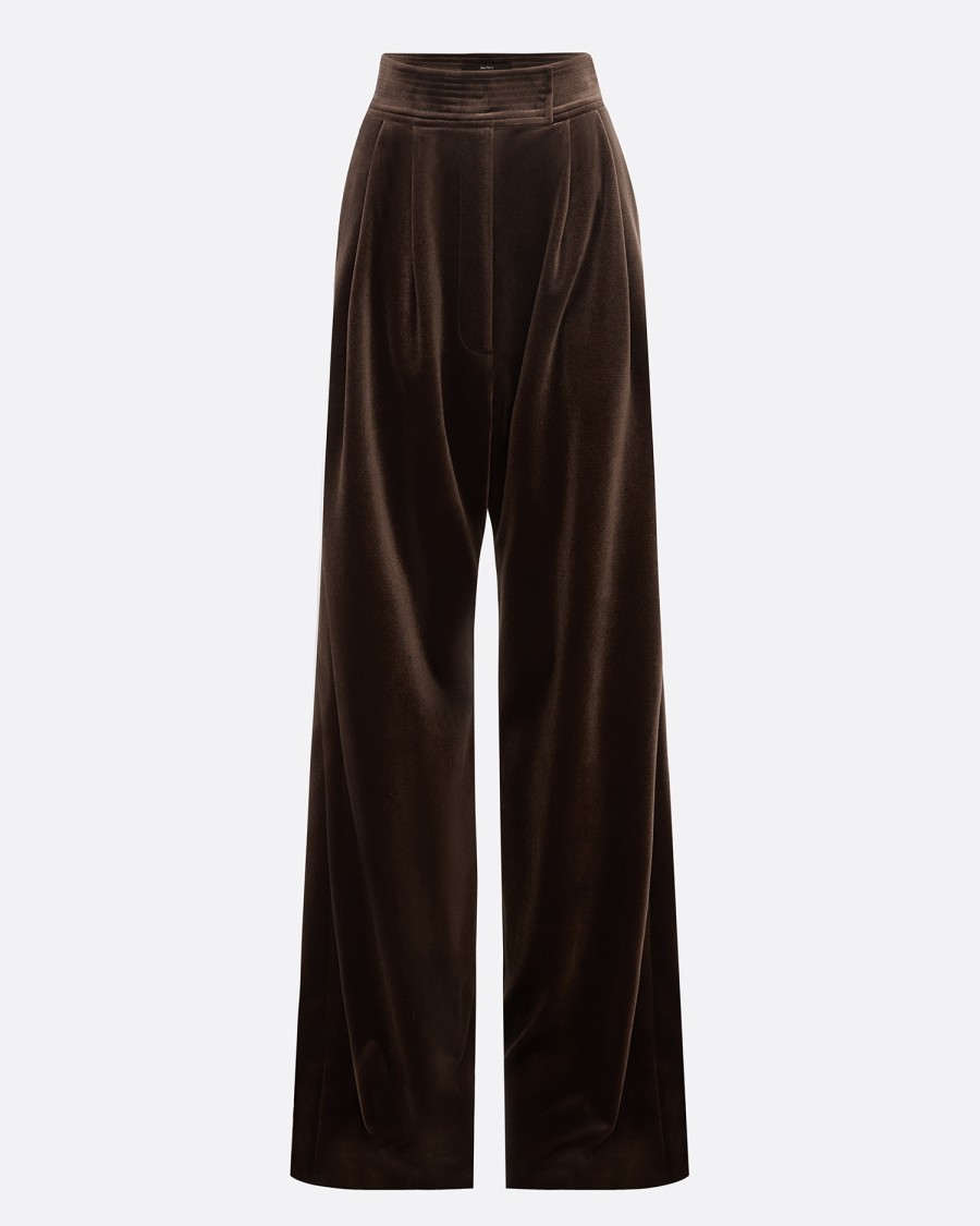 Best Pleat Trouser In Velvet Trousers & Shorts