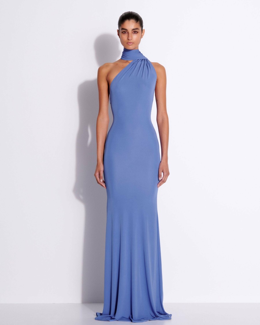 Clearance Scarf Wrap Gown In Viscose Jersey Gowns