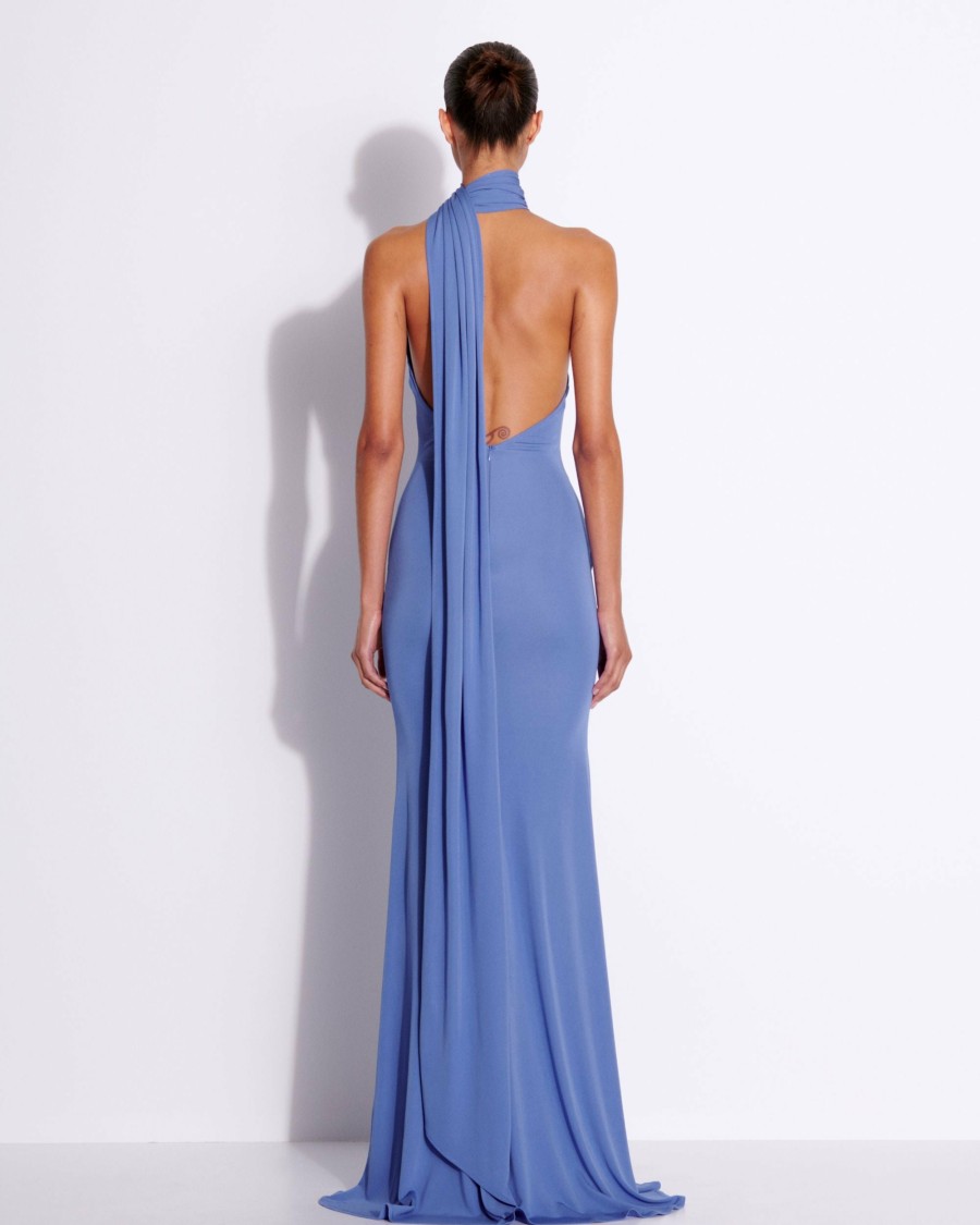 Clearance Scarf Wrap Gown In Viscose Jersey Gowns